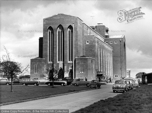 Photo of Guildford, Cathedral, West Side c.1960