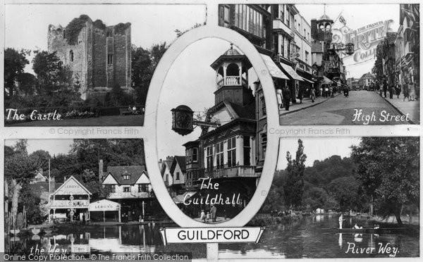 Photo of Guildford, Composite c.1955