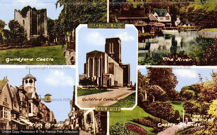 Photo of Guildford, Composite c.1960