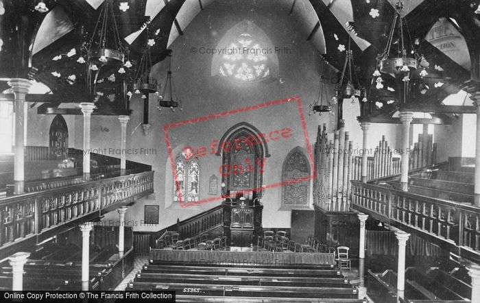 Photo of Guildford, Congregational Church Interior 1906