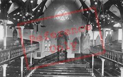 Congregational Church Interior 1906, Guildford