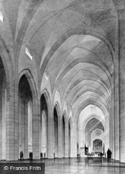 Drawing Of The Cathedral Nave c.1932, Guildford