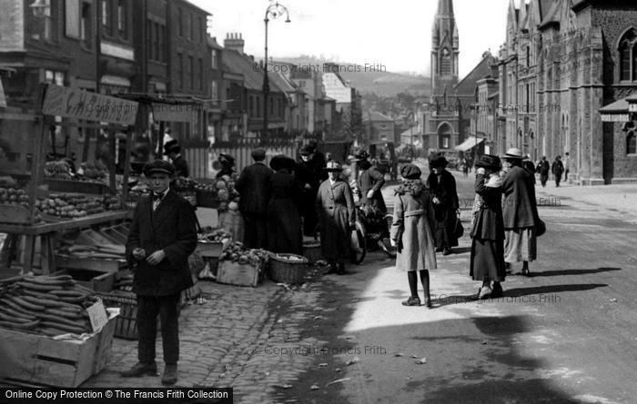 Photo of Guildford, Fruit & Veg Stalls 1921