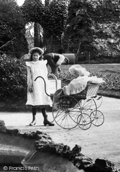 Girl And Pram 1906, Guildford