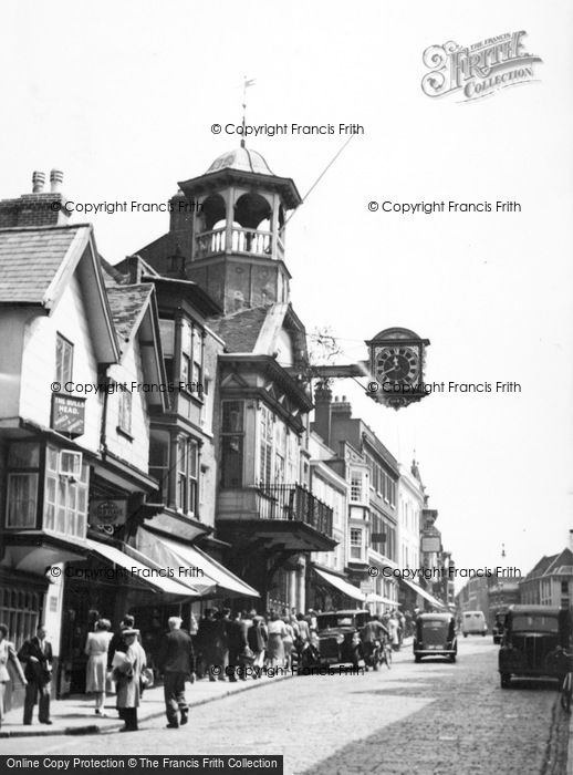 Photo of Guildford, Guildhall c.1955