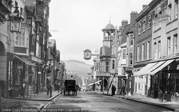 Photo of Guildford, High Street 1895