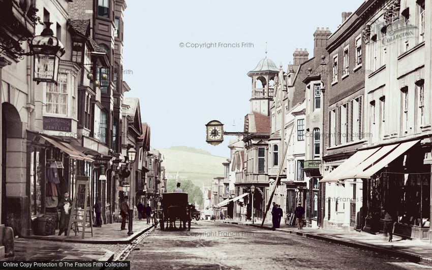 Guildford, High Street 1895