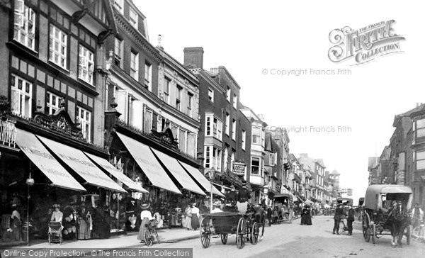 Photo of Guildford, High Street 1908