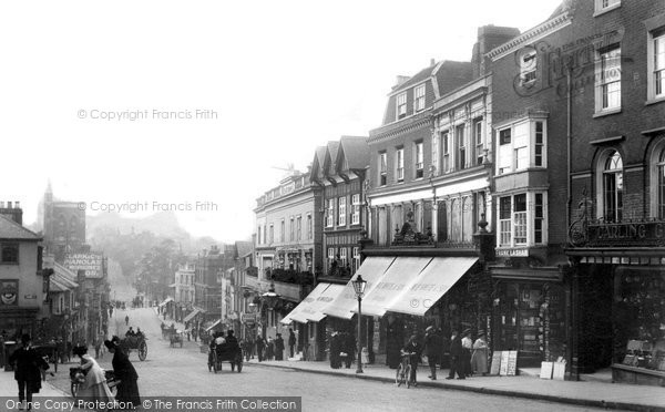 Photo of Guildford, High Street 1908