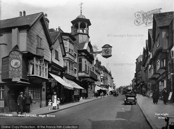 Photo of Guildford, High Street 1923