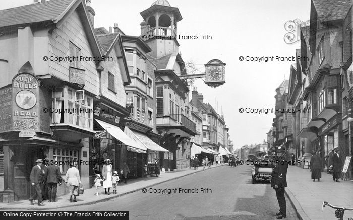 Photo of Guildford, High Street 1923