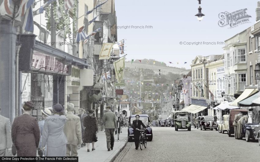 Guildford, High Street 1953