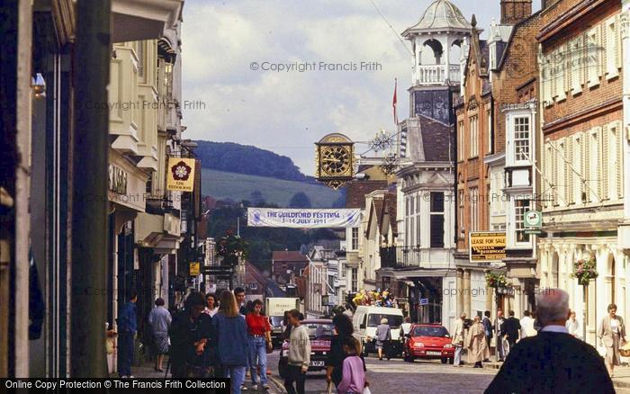Photo of Guildford, High Street 1991