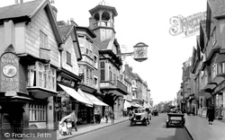 High Street And Guildhall 1923, Guildford