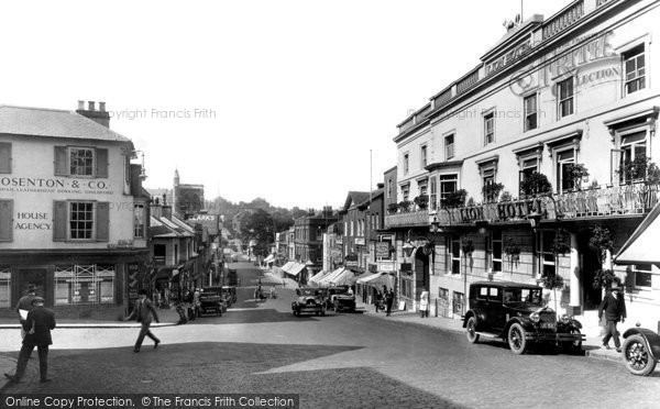 Photo of Guildford, High Street And Lion Hotel 1926