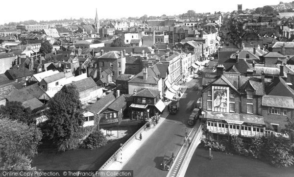 Photo of Guildford, High Street c.1955