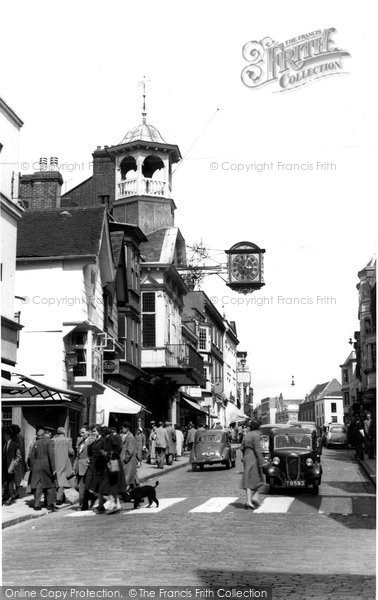 Photo of Guildford, High Street c.1960