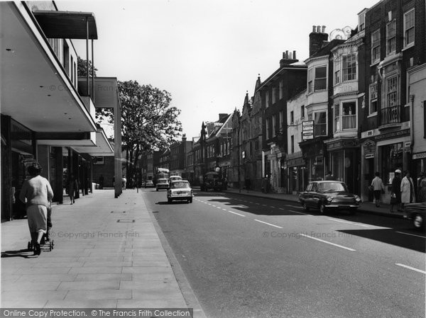Photo of Guildford, High Street c.1965