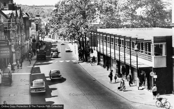 Photo of Guildford, High Street c.1965