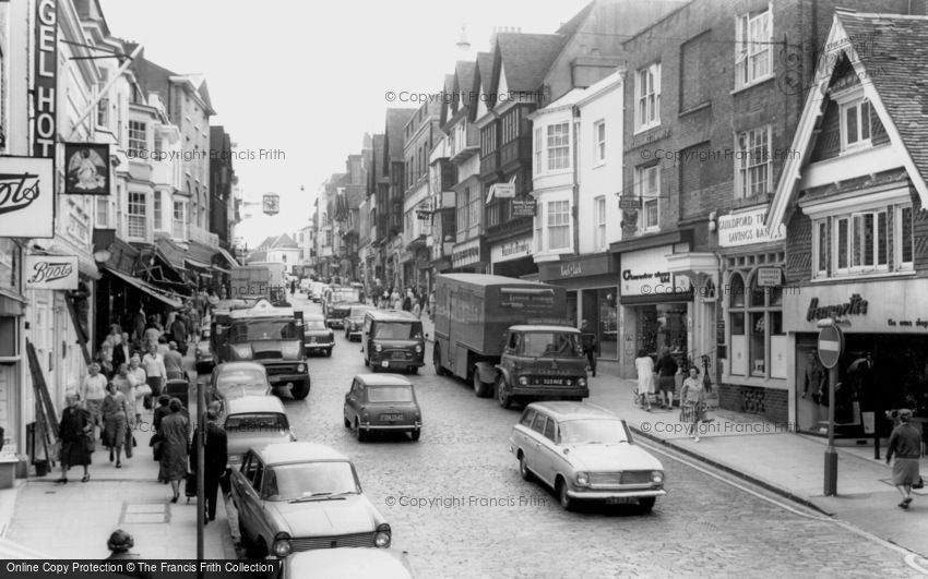 Guildford, High Street c1965