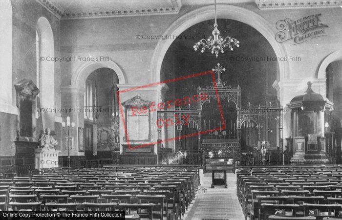 Photo of Guildford, Holy Trinity Church Interior 1904