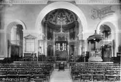 Holy Trinity Church Interior 1910, Guildford
