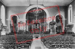 Holy Trinity Church Interior 1910, Guildford