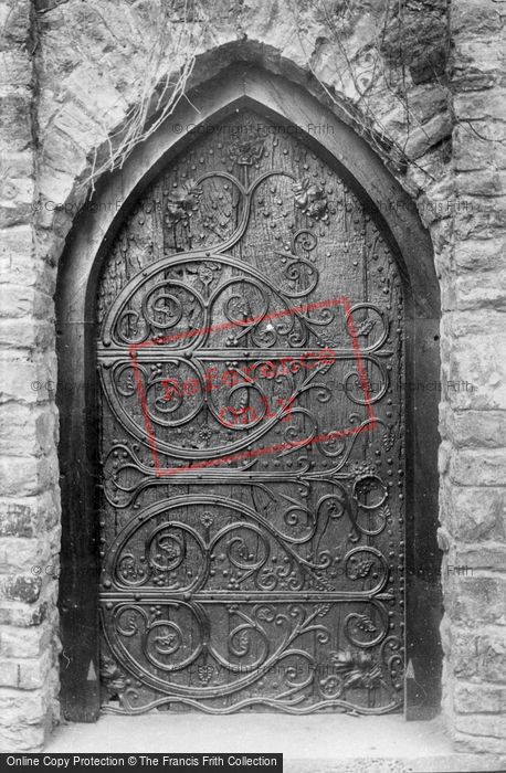 Photo of Guildford, Old Door In Castle Wall, Quarry Street 1906