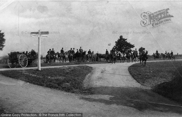 Photo of Guildford, On The Hog's Back, Meet Of Hounds 1907