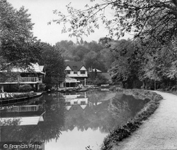 On The River Wey, The Jolly Farmer Hotel 1927, Guildford
