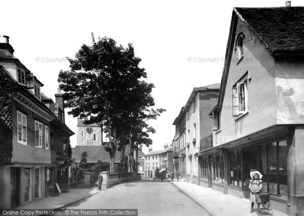 Photo of Guildford, Quarry Street 1904