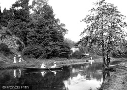River Wey, By The Ferry 1909, Guildford