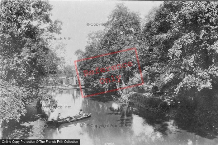 Photo of Guildford, River Wey From New Footbridge 1909
