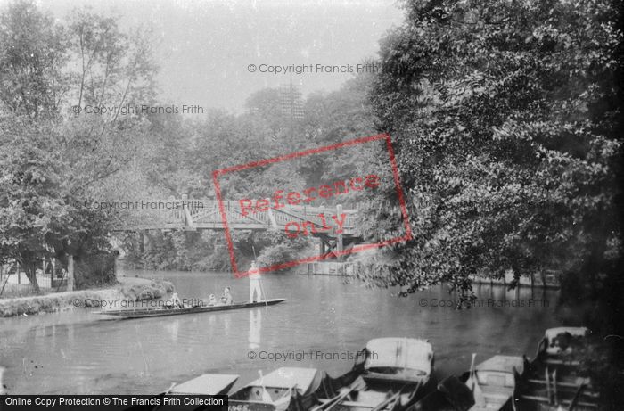 Photo of Guildford, River Wey, New Footbridge 1909