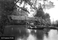 River Wey, New Footbridge 1909, Guildford