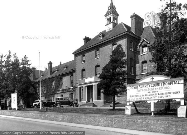 Photo of Guildford, Royal Surrey County Hospital 1936
