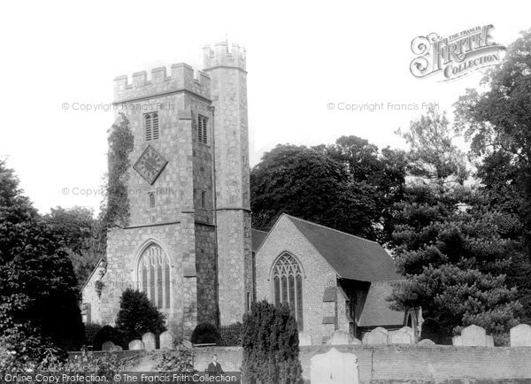 Photo of Guildford, St John's Church, Stoke 1895