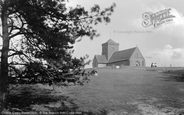 Photo of Guildford, St Martha's Church 1913