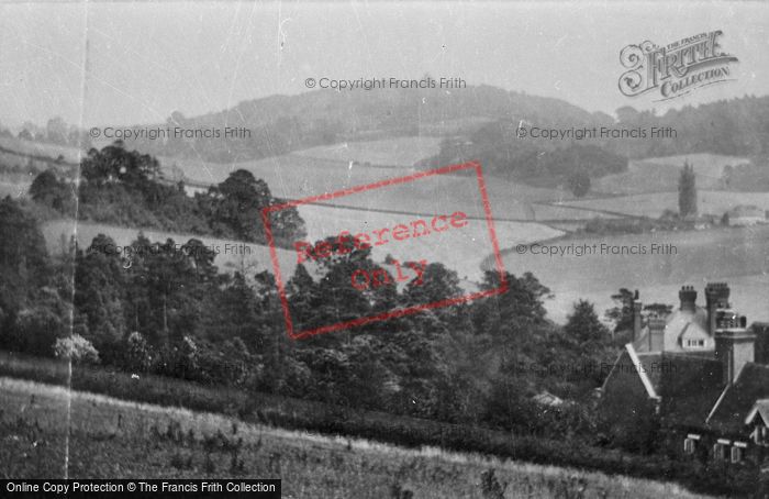 Photo of Guildford, St Martha's From Warwick Bench 1906