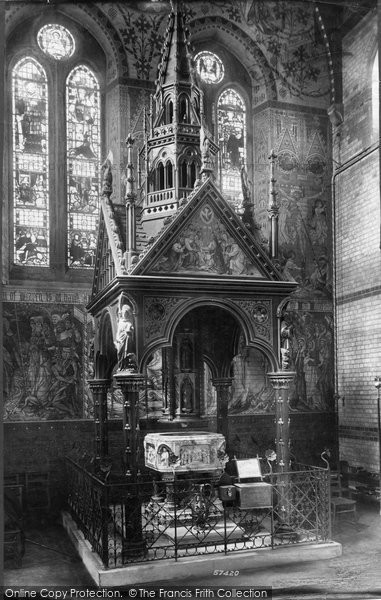 Photo of Guildford, St Nicholas Church Font 1907