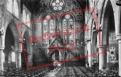 St Nicholas' Church, Nave West 1907, Guildford