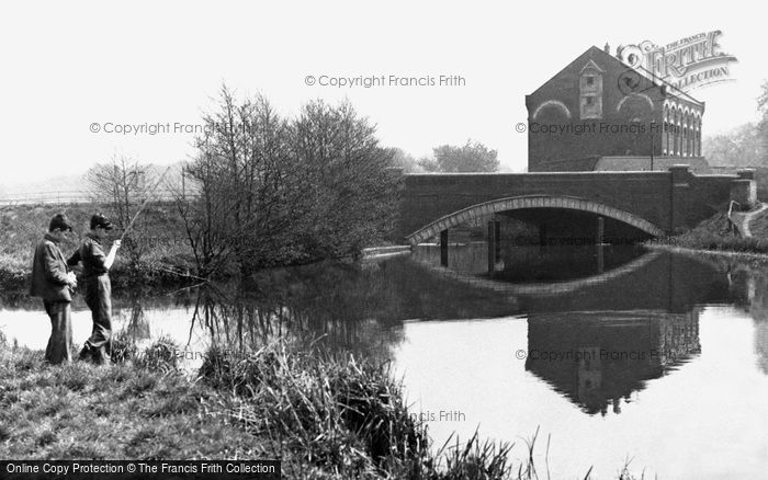 Photo of Guildford, Stoke Bridge And Mill c.1955