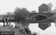 Stoke Bridge And Mill c.1955, Guildford
