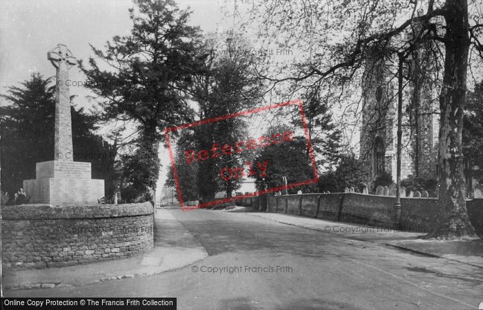 Photo of Guildford, Stoke Church And War Memorial 1923