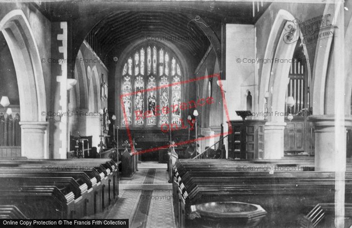Photo of Guildford, Stoke Church Interior 1904