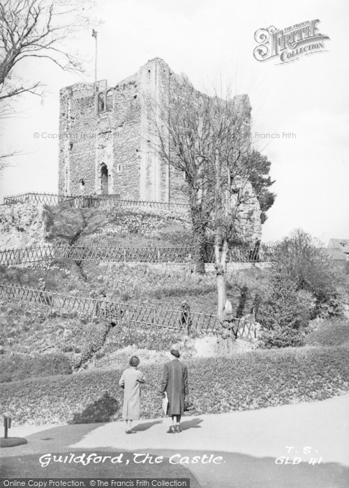 Photo of Guildford, The Castle c.1955