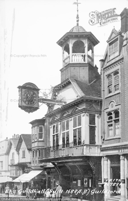 Photo of Guildford, The Guildhall (Built 1683) 1935