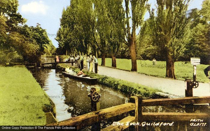 Photo of Guildford, The Lock c.1960