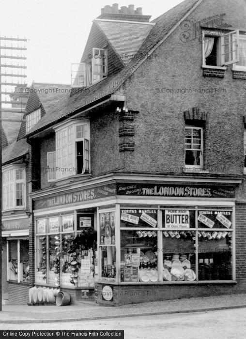 Photo of Guildford, The London Stores 1911