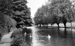 The River Wey c.1955, Guildford